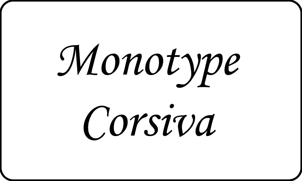 Monotype Corsiva